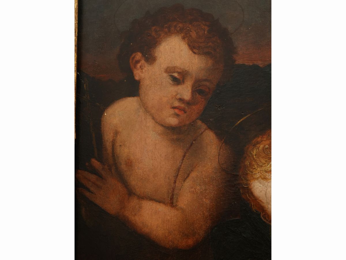 Bottega di Michele Tosini - Madonna con Bambino e San Giovannino