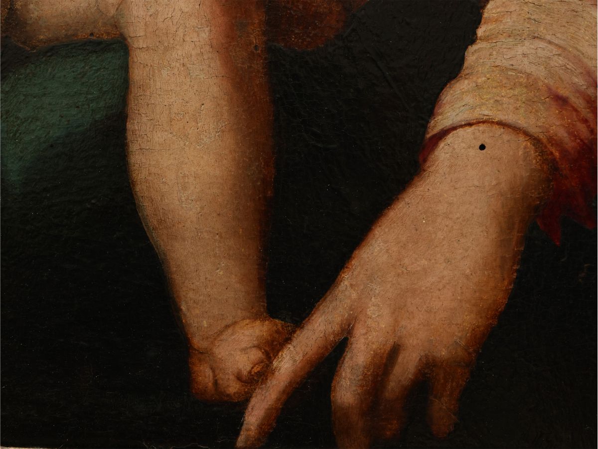 Bottega di Michele Tosini - Madonna con Bambino e San Giovannino