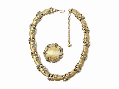 Trifari, Demi Parure "garden Of Eden"