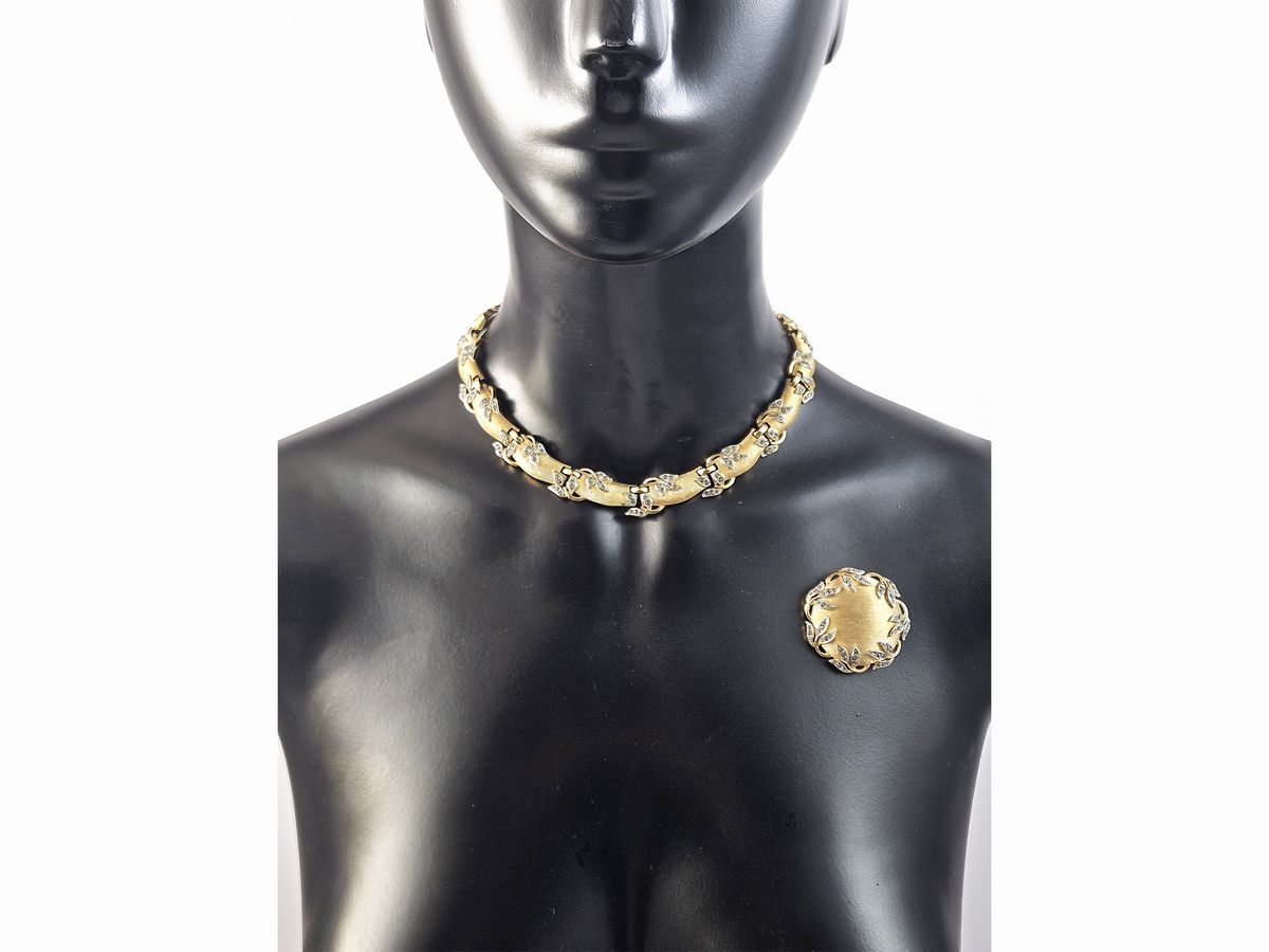 Trifari, Demi Parure "garden Of Eden"