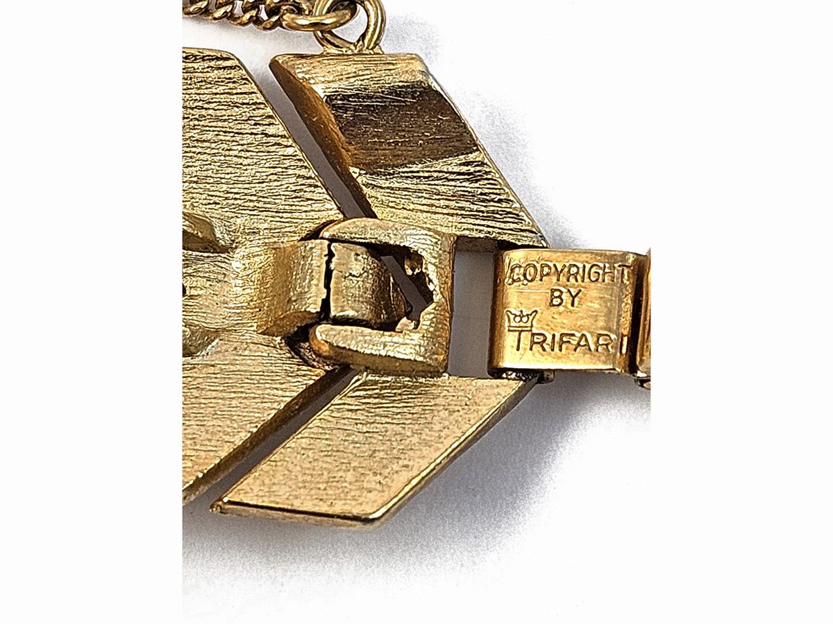 Trifari, Demi Parure Collana e Bracciale Semirigidi