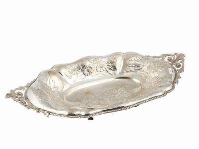 Cestino Centrotavola in Argento