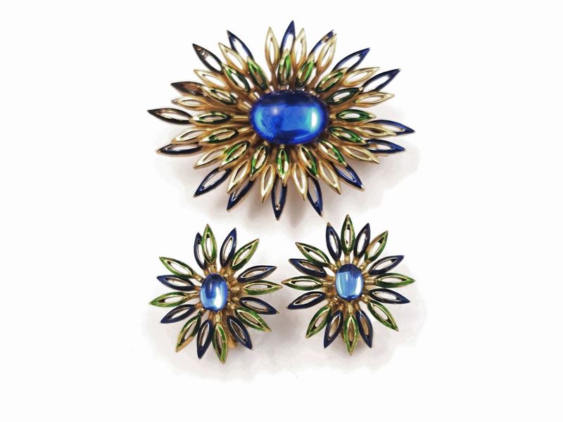 Trifari, Demi Parure "starburst"
