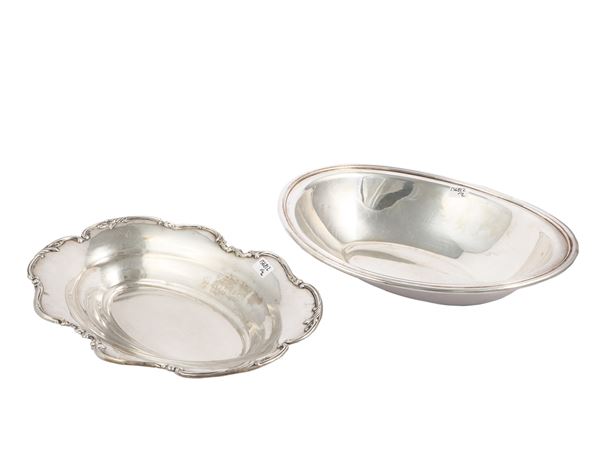 Two silver baskets  - Auction A florentine house. Between tradition and modernity Silvers - I - - Maison Bibelot - Casa d'Aste Firenze - Milano