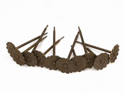 Serie di Dieci Ambrasse in Ottone
