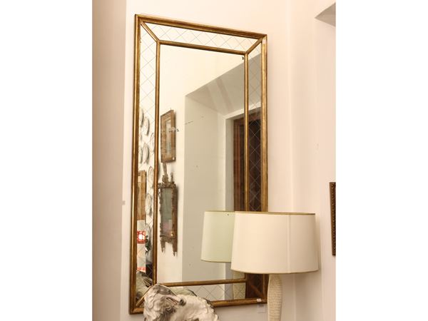 Rectangular mirror  (Florence, 1940s)  - Auction A florentine house. Between tradition and modernity Modern and contemporary art Collection of modern paintings and Design - II - - Maison Bibelot - Casa d'Aste Firenze - Milano