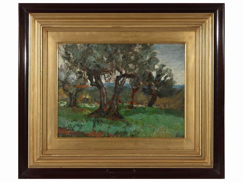 Gino Paolo Gori - Paesaggio Alberato 1930