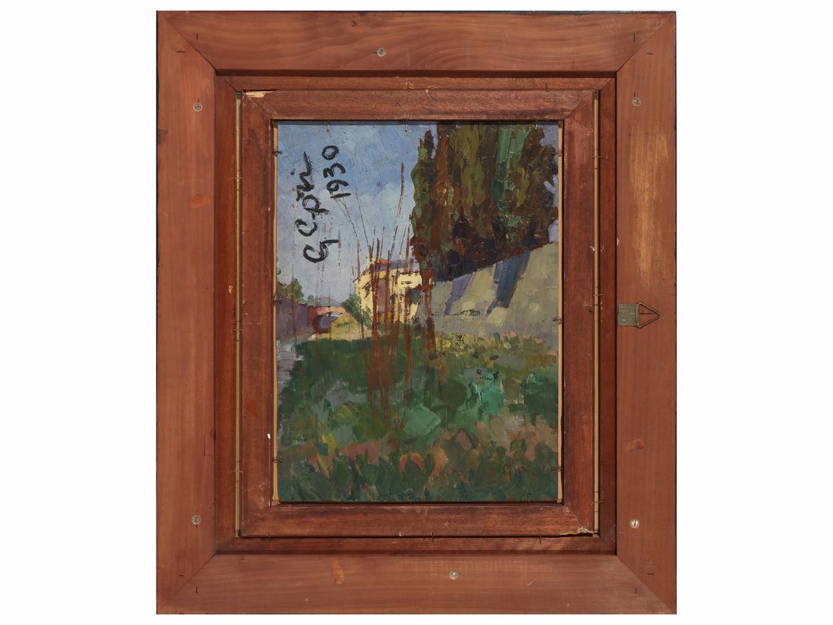 Gino Paolo Gori - Paesaggio Alberato 1930