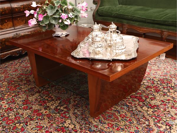 Low coffee table in rosewood