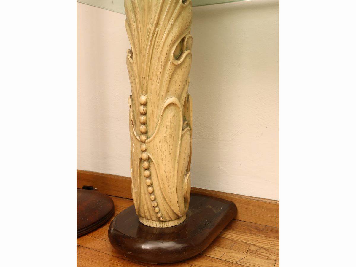 Consolle in Legno Laccato Ad Imitazione Dell'avorio, Attribuibile a Giovanni Gariboldi