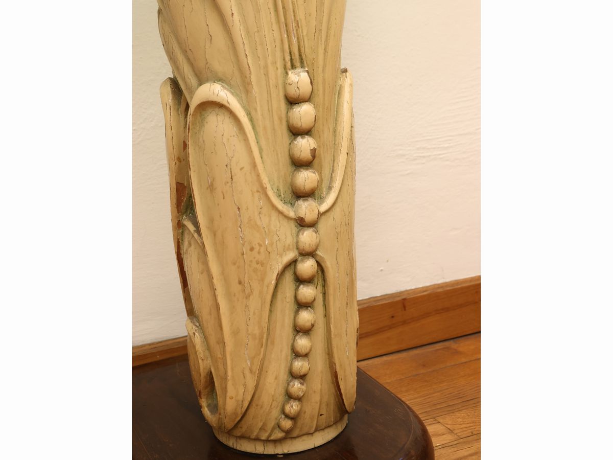 Consolle in Legno Laccato Ad Imitazione Dell'avorio, Attribuibile a Giovanni Gariboldi
