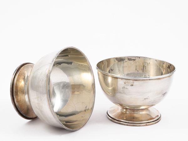 Serie di dieci coppette in argento, Brandimarte