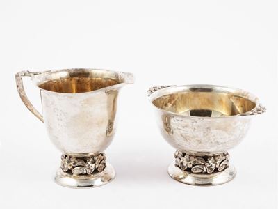 Zucchierera per Zollette e Lattiera in Argento Sterling 925
