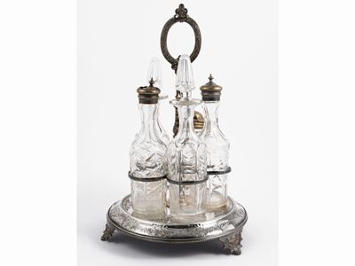 Cruet in Metallo Argentato