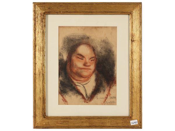 Giovanni Costetti : Caricature  - Auction A florentine house. Between tradition and modernity Modern and contemporary art Collection of modern paintings and Design - II - - Maison Bibelot - Casa d'Aste Firenze - Milano