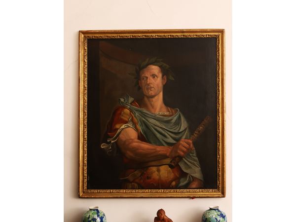 Scuola fiammingo-tedesca - Portrait of Julius Caesar, by Aegidius Sadeler and Tiziano