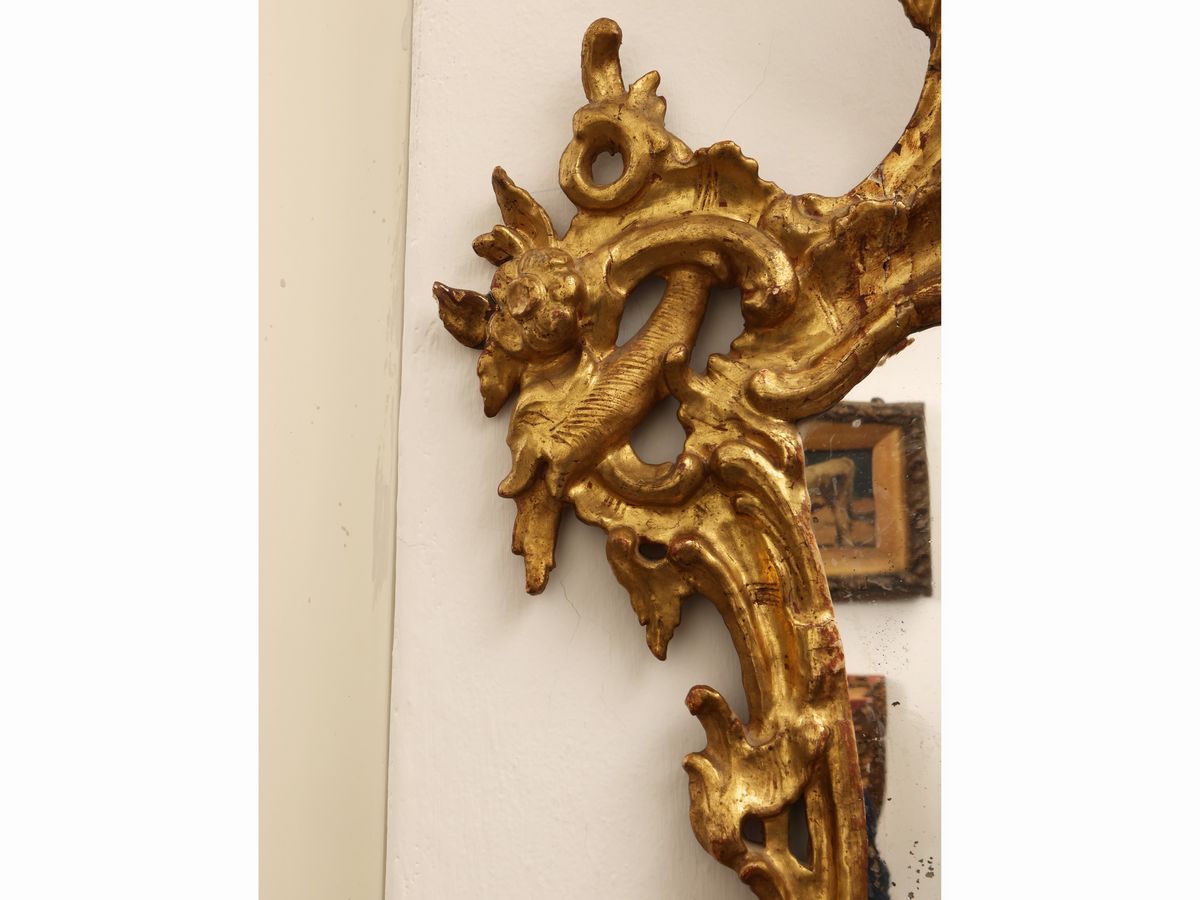 Grande Ventola in Legno Dorato