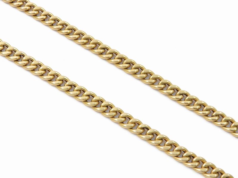 Collana a Maglia in Oro Giallo
