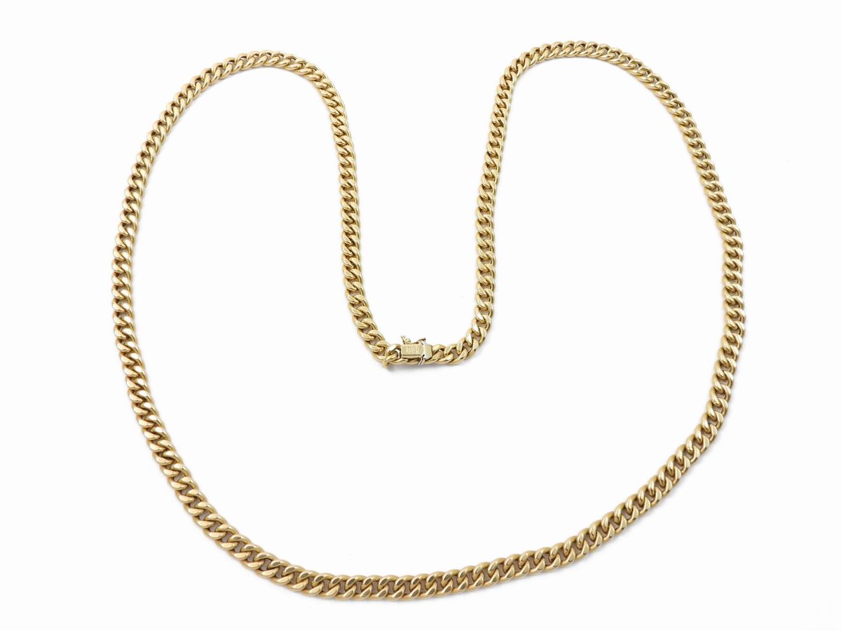 Collana a Maglia in Oro Giallo