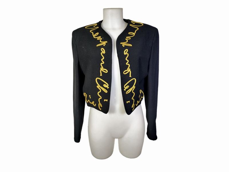 Cheap And Chic By Moschino, Bolero in Lana Nera