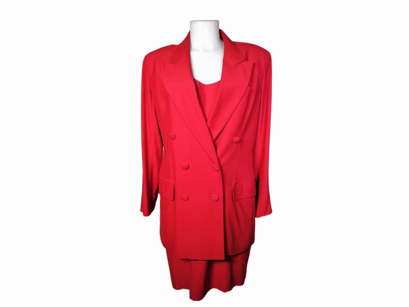 Moschino Couture, Completo Tre Pezzi Rosso