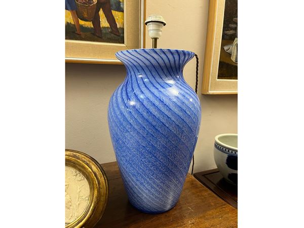 Large blown glass vase