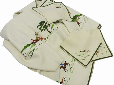 Tovaglia in Lino Color Avorio, Emilia Bellini