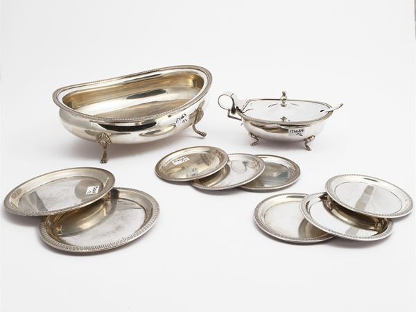 Set da tavola in argento  - Auction A florentine house. Between tradition and modernity Silvers - I - - Maison Bibelot - Casa d'Aste Firenze - Milano