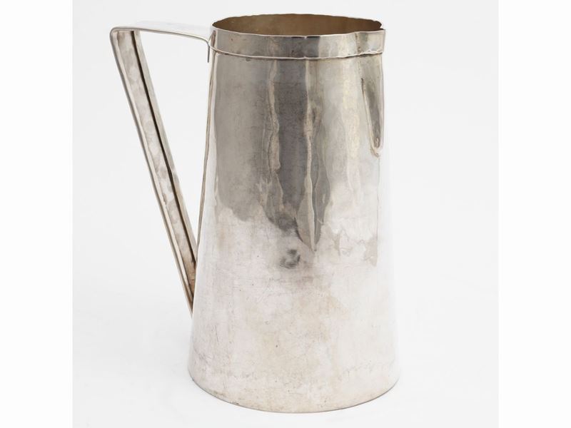 Brocca da Vino in Argento Sterling 925 Martellato, Brandimarte Firenze