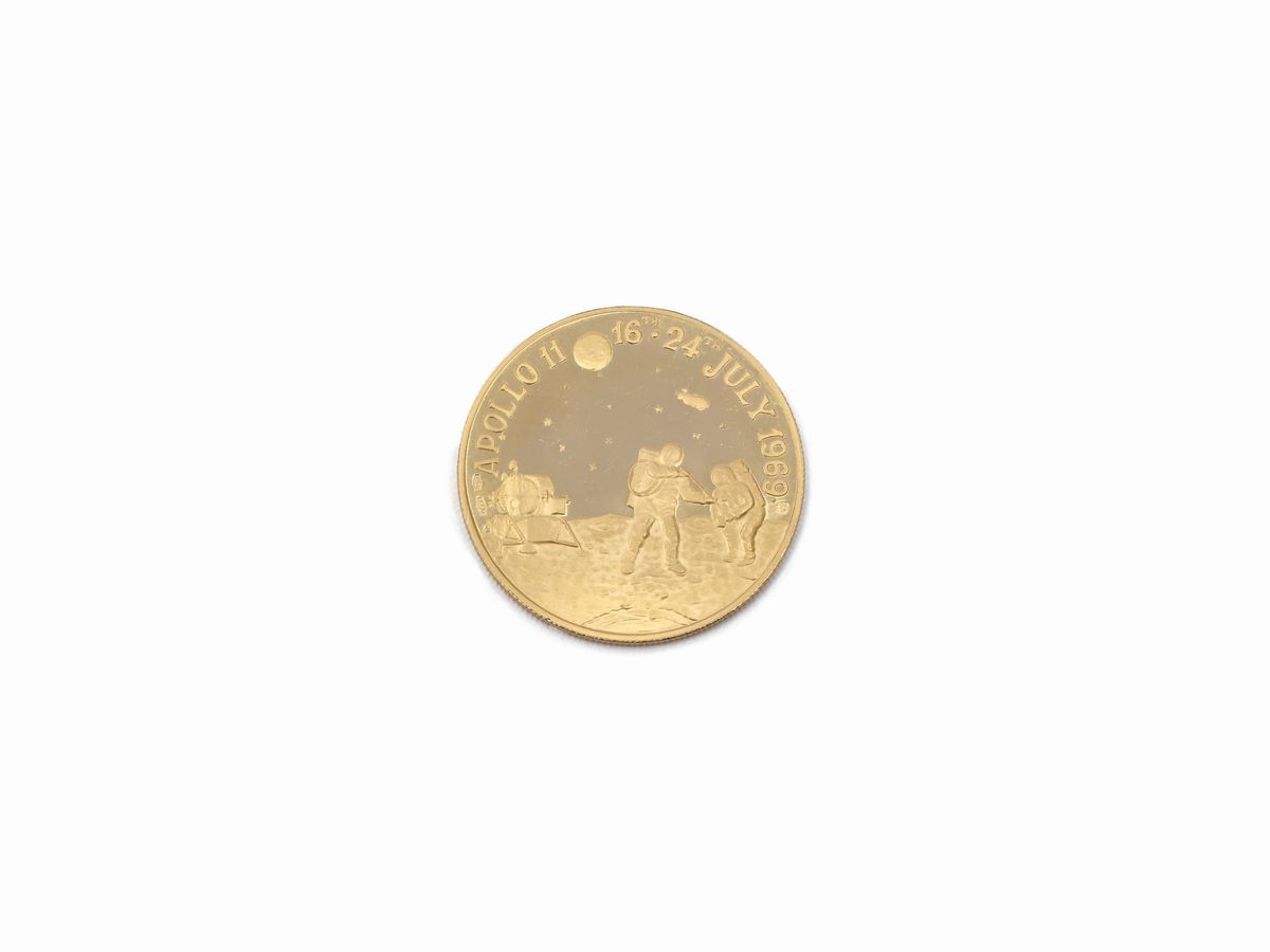 Medaglia Commemorativa Apollo 11 in Oro