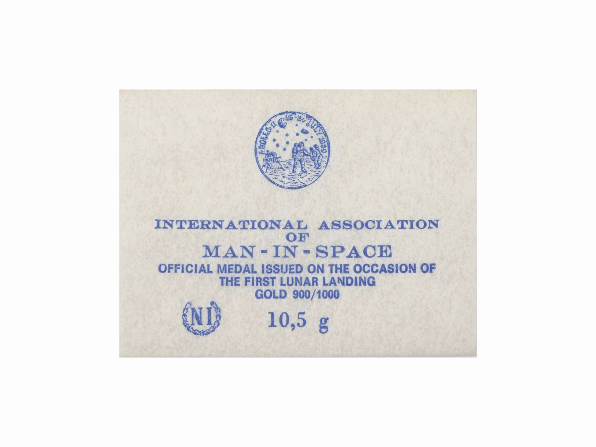 Medaglia Commemorativa Apollo 11 in Oro