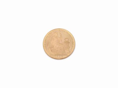 Una Moneta da 100 Soles in Oro