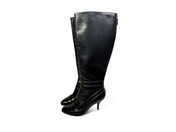 Salvatore Ferragamo, Black leather boots