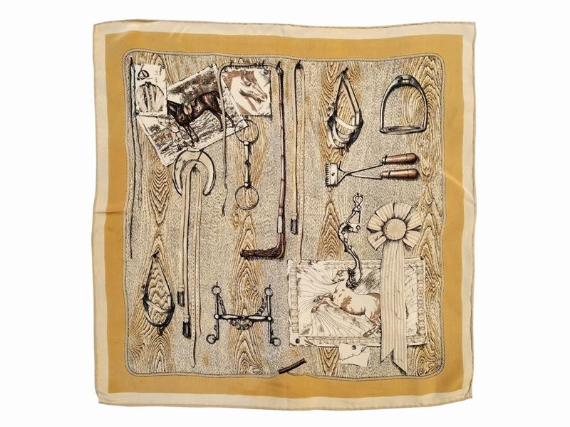 Fornasetti, Piccolo Foulard in Seta