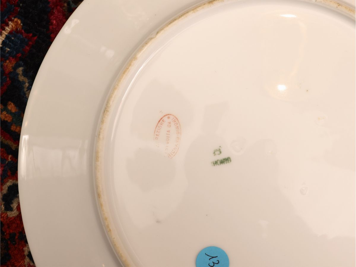 Piatto da Parata in Porcellana, Ginori