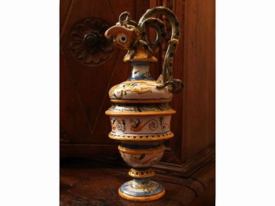 Versatoio in Terracotta Smaltata