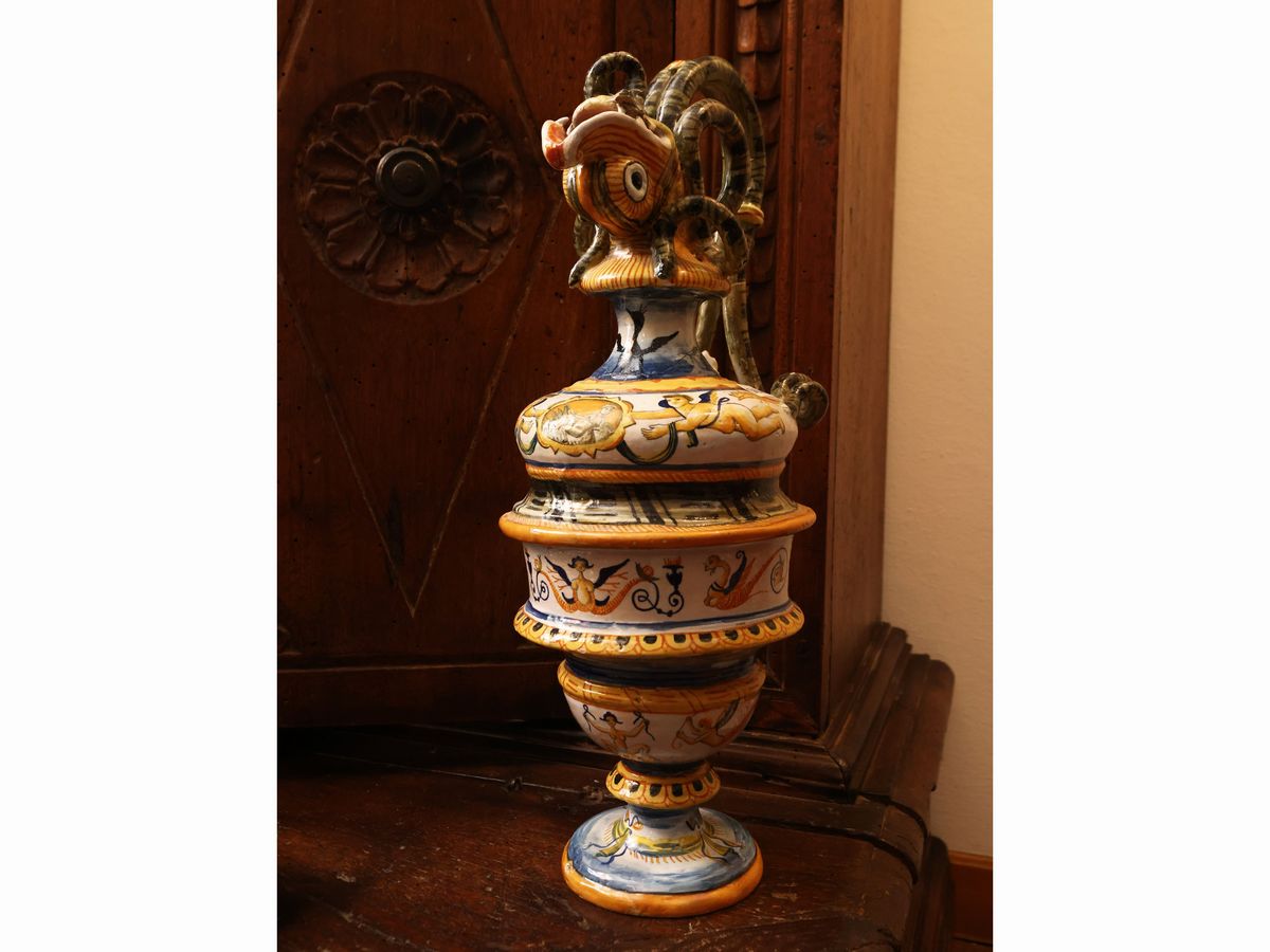Versatoio in Terracotta Smaltata