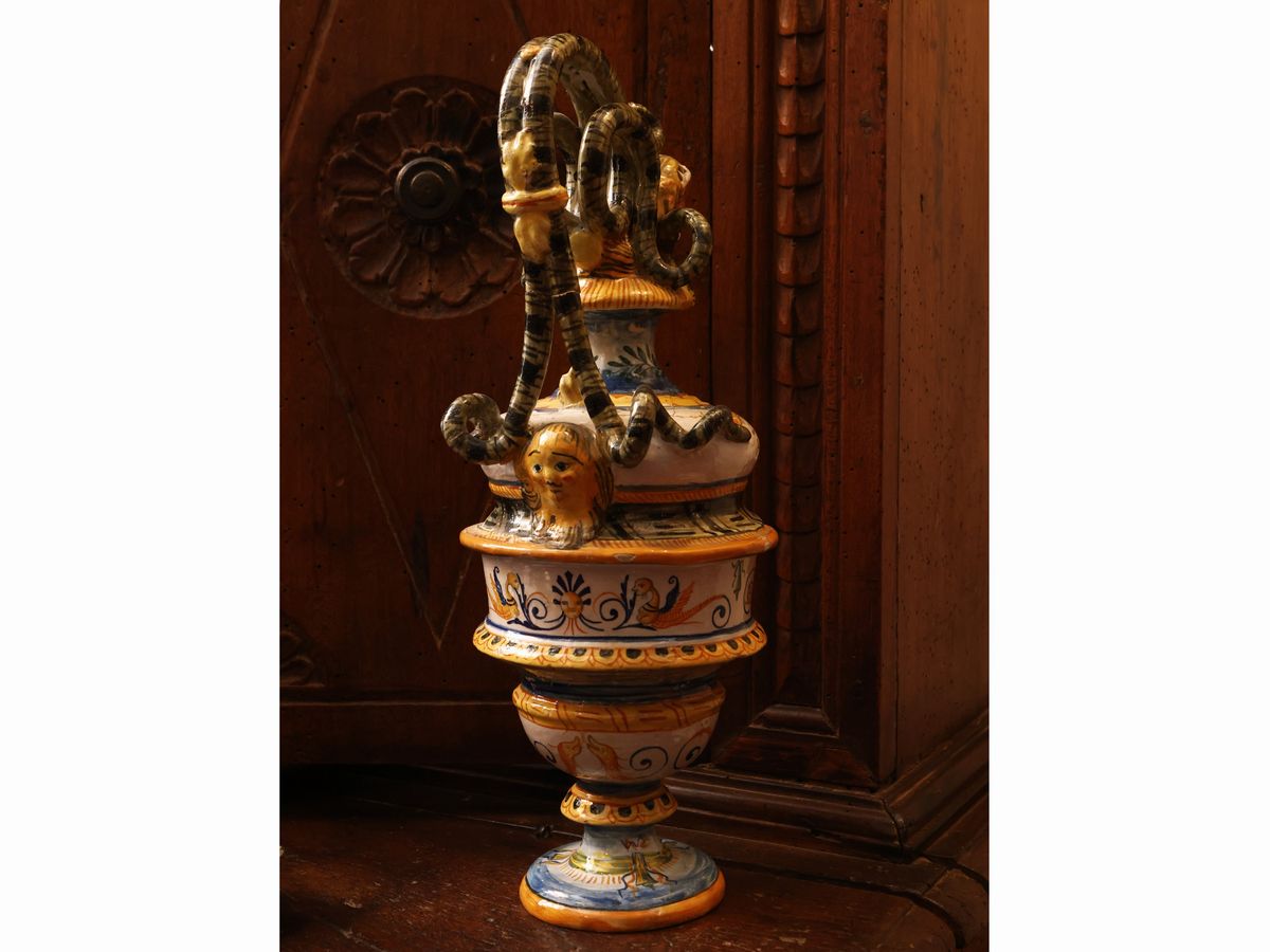 Versatoio in Terracotta Smaltata