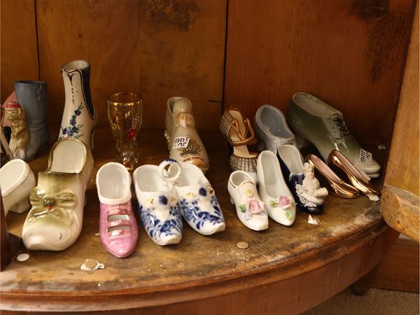 Collection of miniature shoes