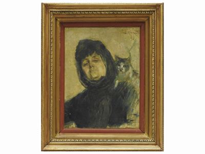 Donna con Gatto 1889