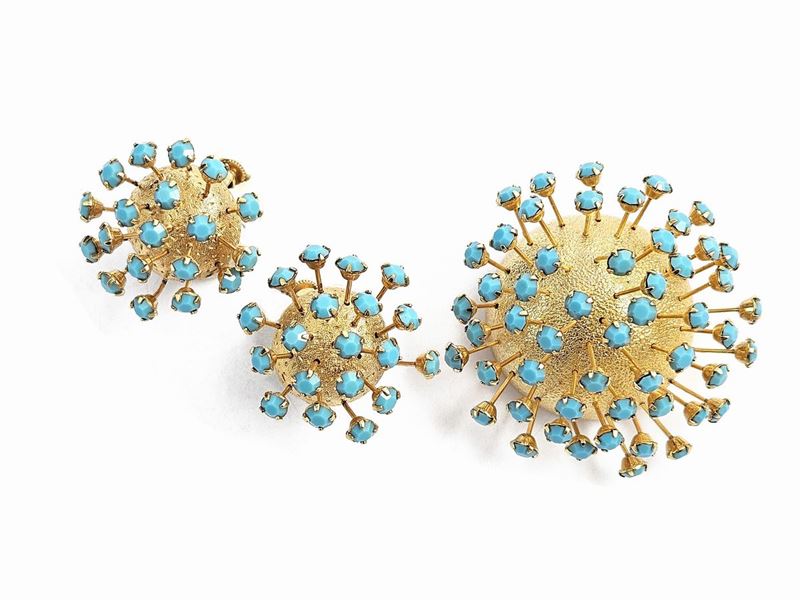 Coro Craft, Demi Parure "sparkly Atomic Sputnik"
