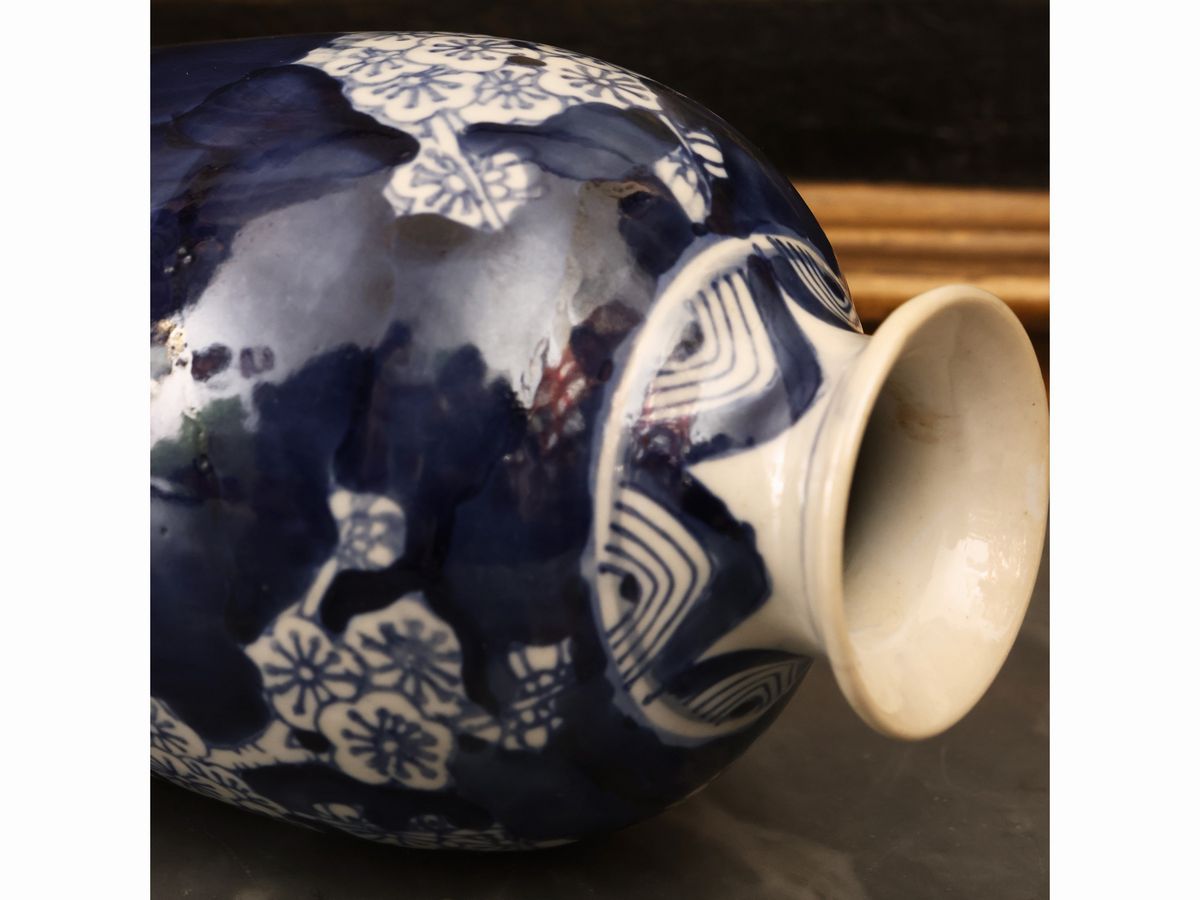Vaso a Balaustro in Porcellana Cinese