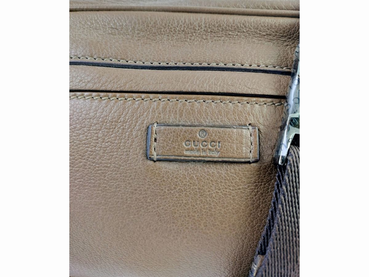 Gucci, Marsupio in Pelle Tortora