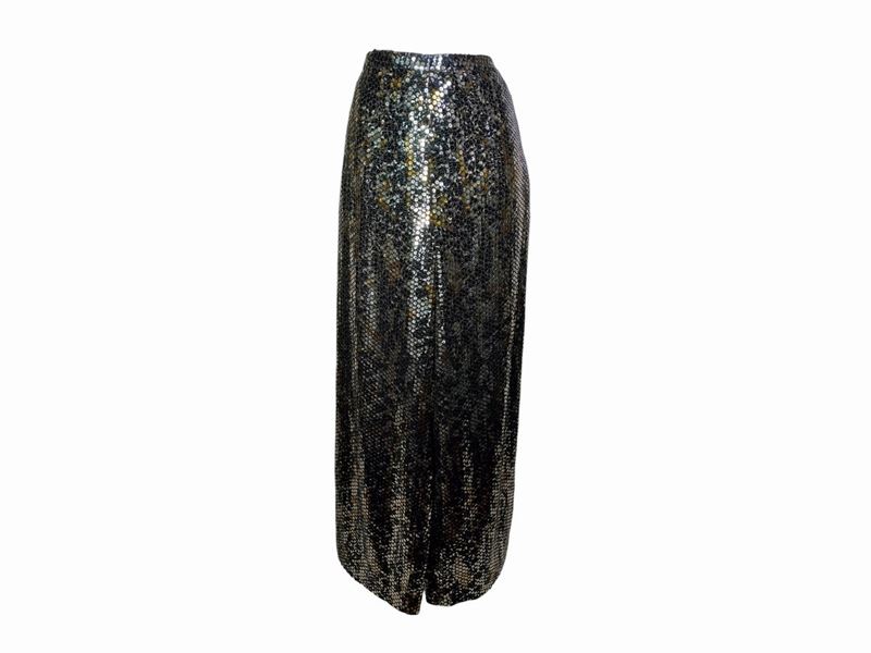 Gucci, Pantalone Palazzo in Paillettes