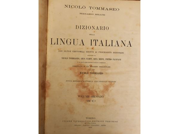 Dictionary of the Italian language