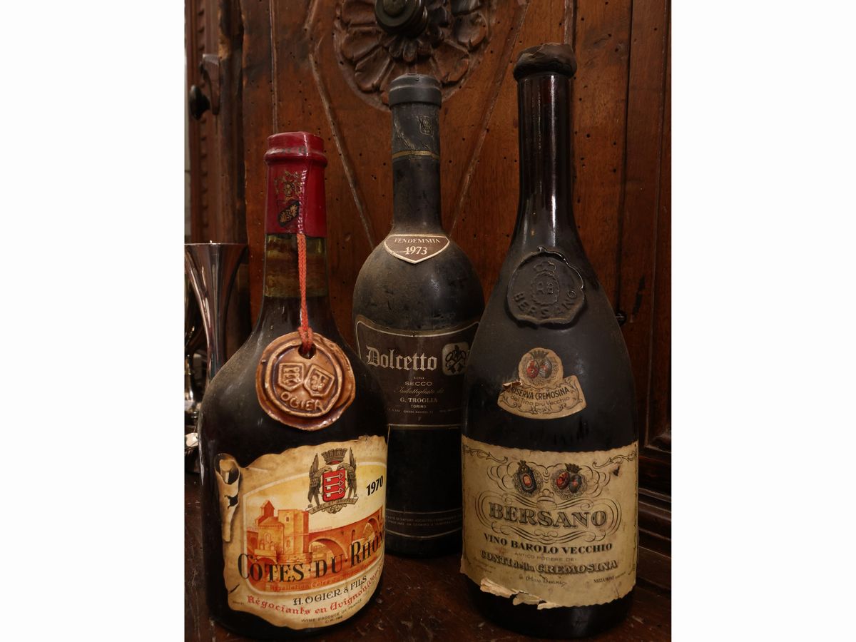 Quattro Bottiglie di Vino da Collezione