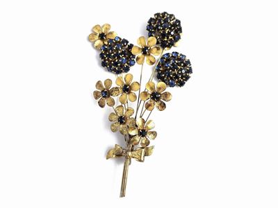Grande Spilla in Argento Sterling Dorato