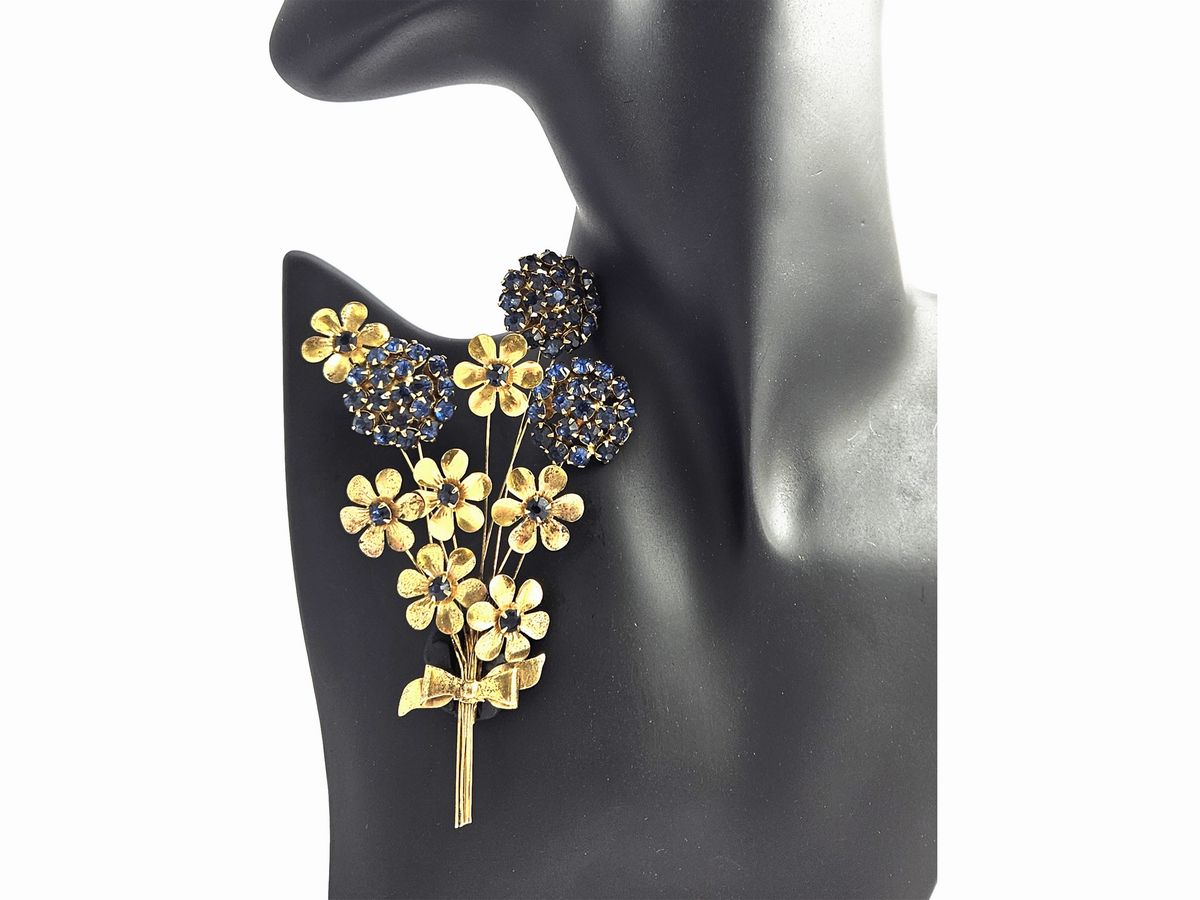 Grande Spilla in Argento Sterling Dorato