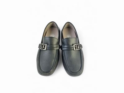 Salvatore Ferragamo, Mocassino da Uomo in Pelle Nera