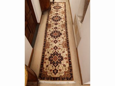 Galleria Persiana Tabriz in Seta e Lana Kork Extra Fine